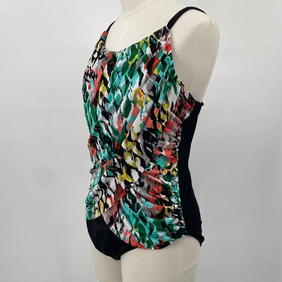 Magicsuit Lisa One Piece Swimsuit Anaconda Snake Print High Neck Underwire 16 - Picture 4 of 8